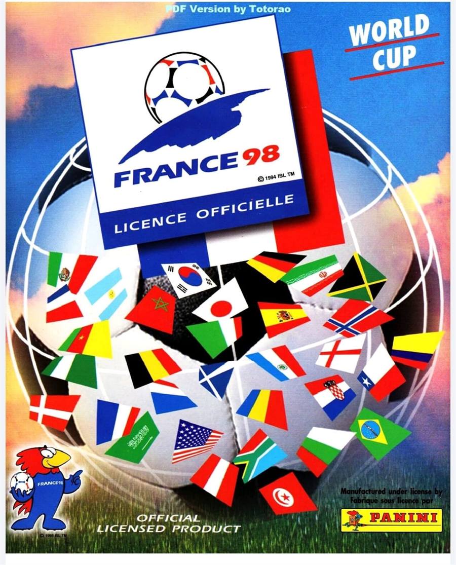 Portada del álbum Francia 1998