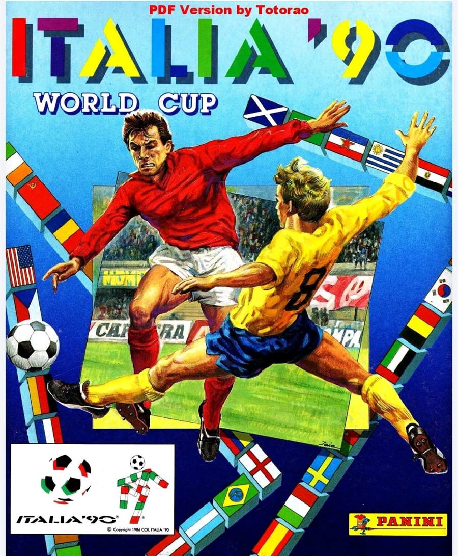 Portada del álbum Italia 1990