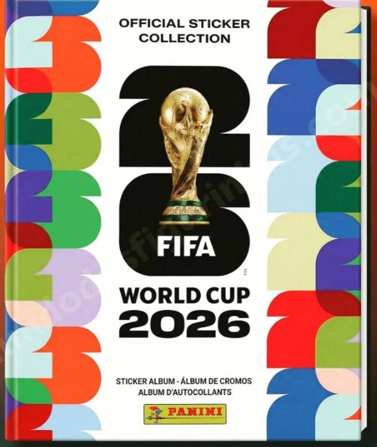 Portada del álbum oficial del Mundial 2026